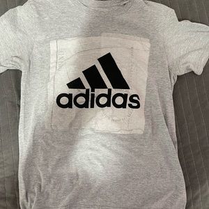 Mens gray adidas t-shirt